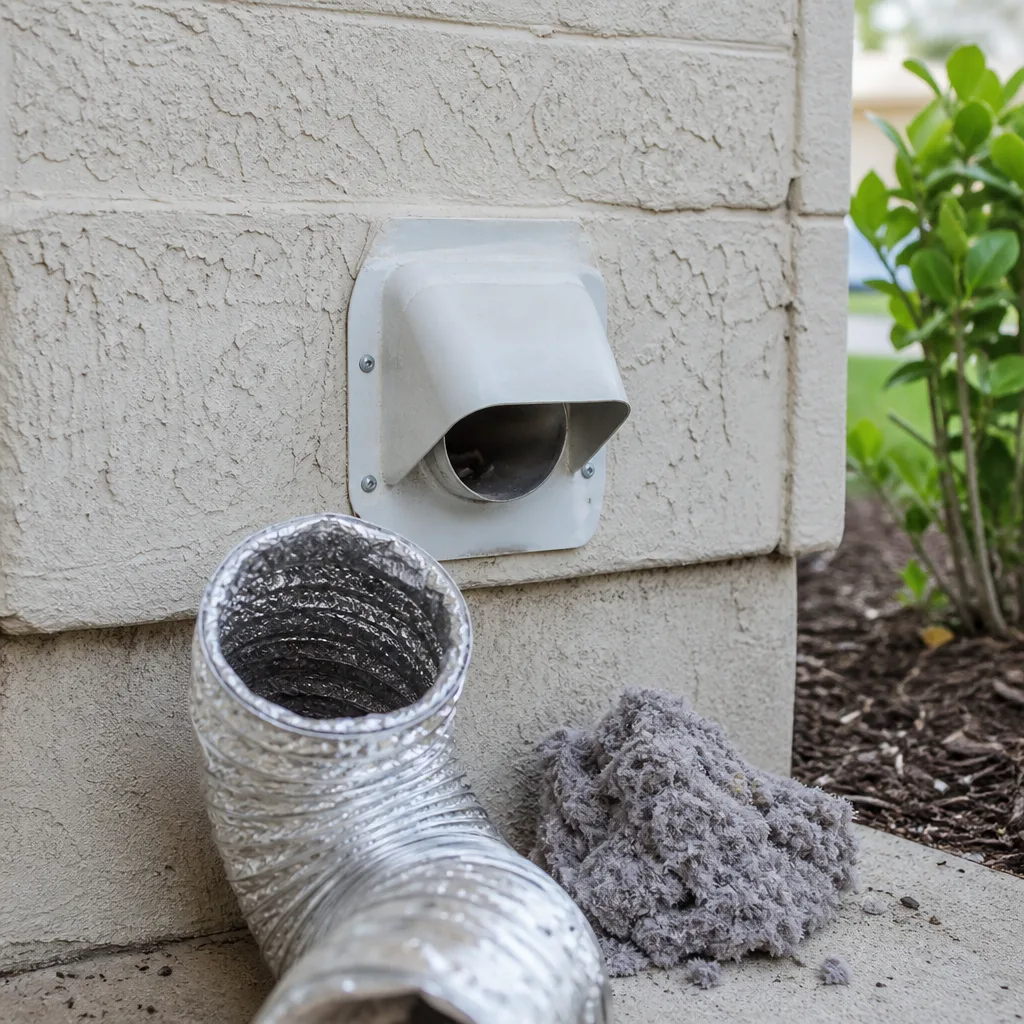 Dryer vent cleaning
